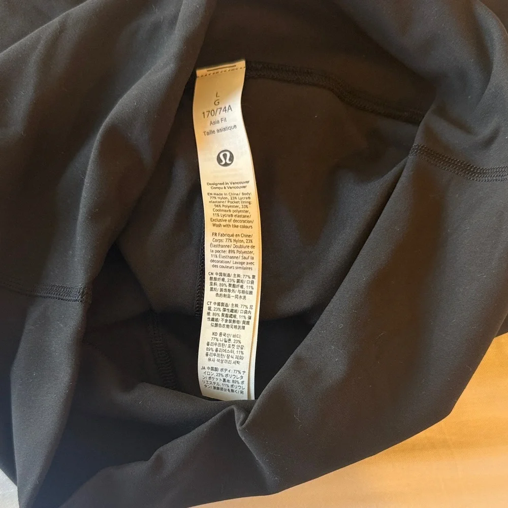 lululemon athletica Women's Black High-Rise Leggings